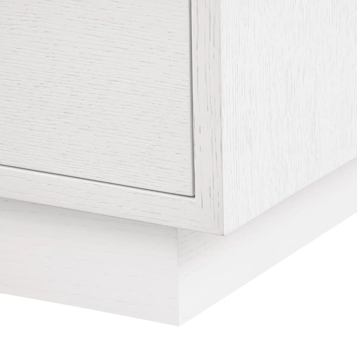 Cora 4-Drawer End Table / Soft White