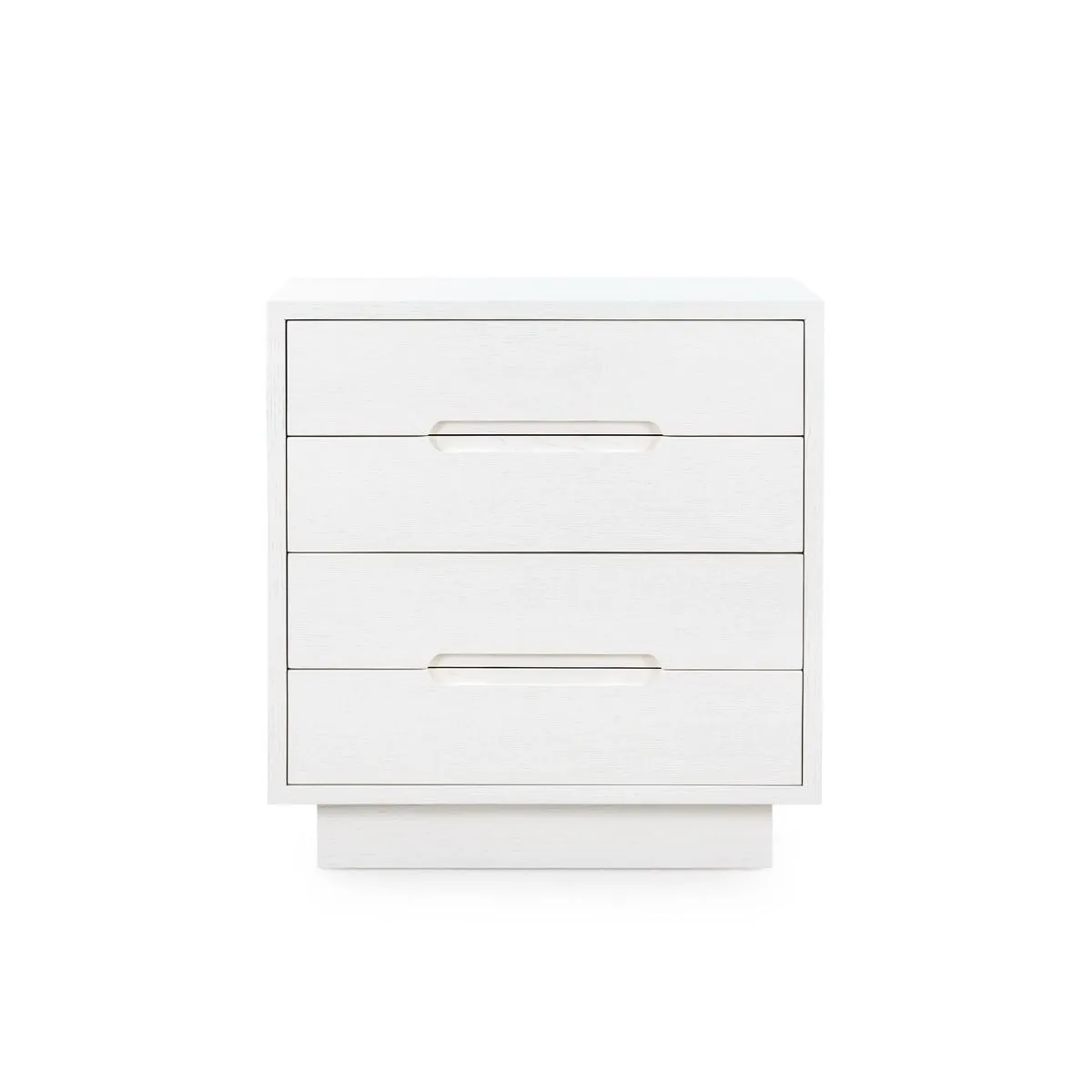 Cora 4-Drawer End Table / Soft White