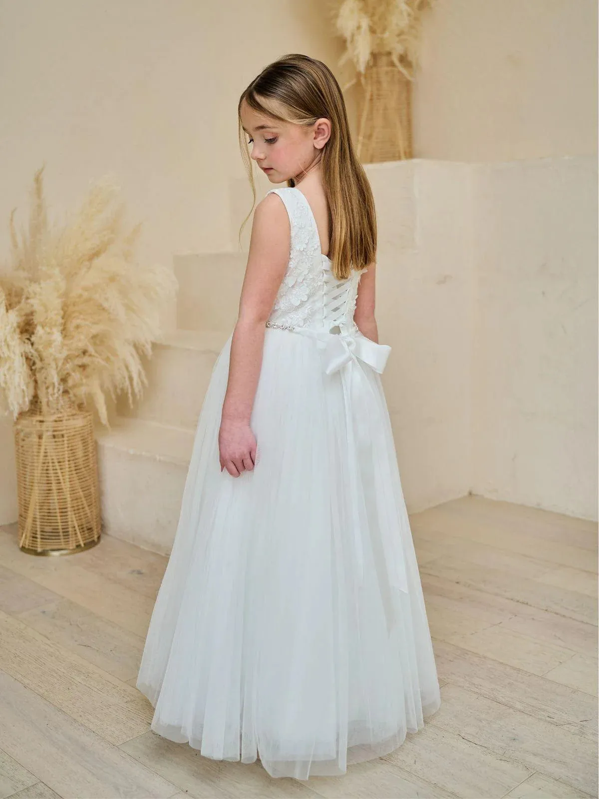 Corset Back Tulle Dress ES16N
