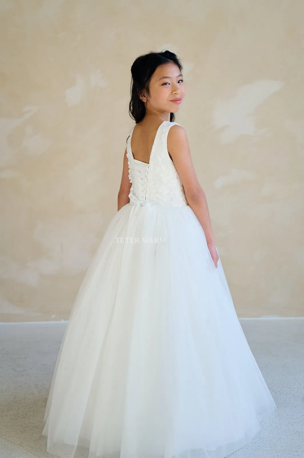 Corset Back Tulle Dress ES16N
