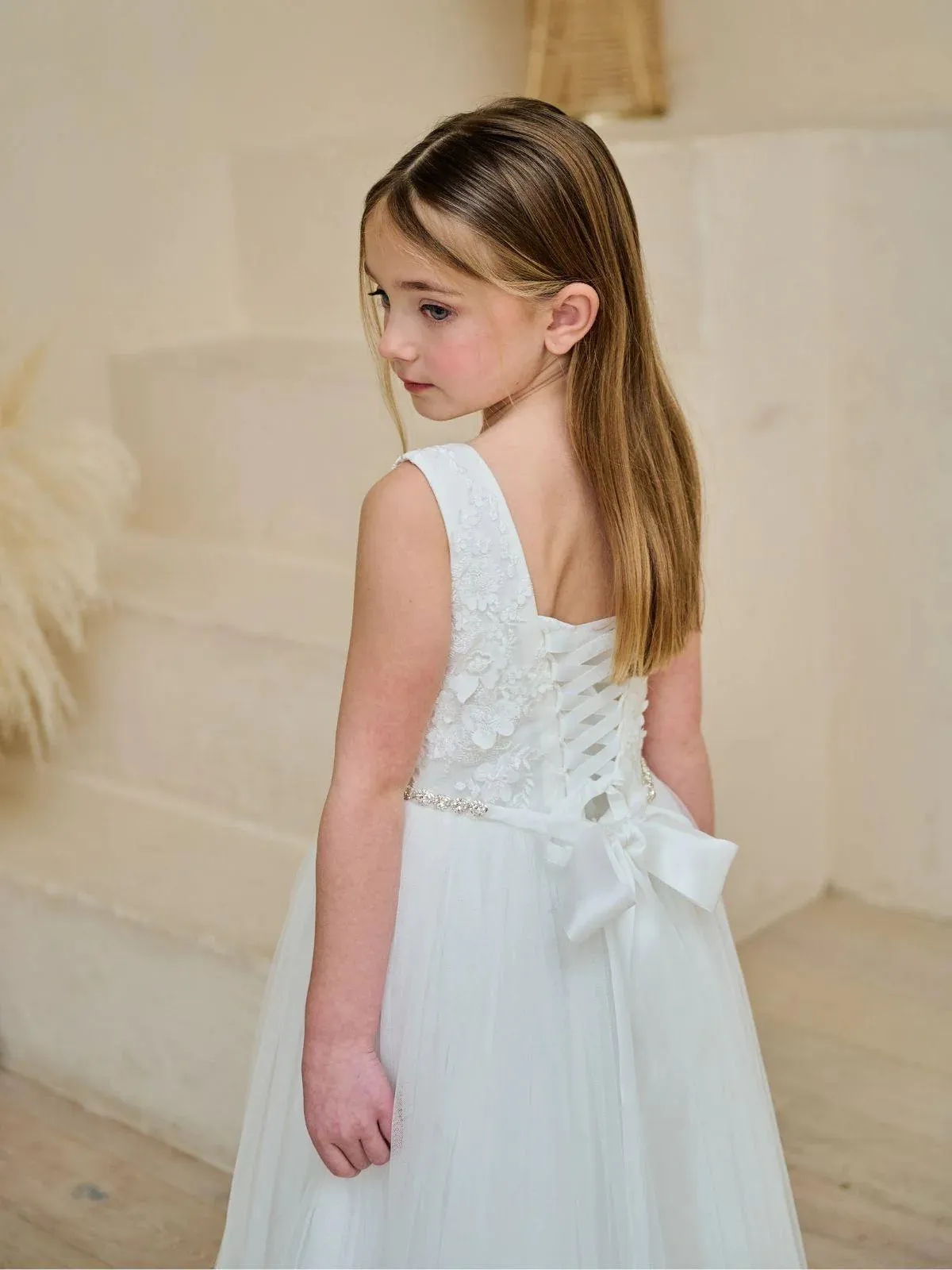 Corset Back Tulle Dress ES16N