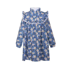 Cotton Dress Clément Blue