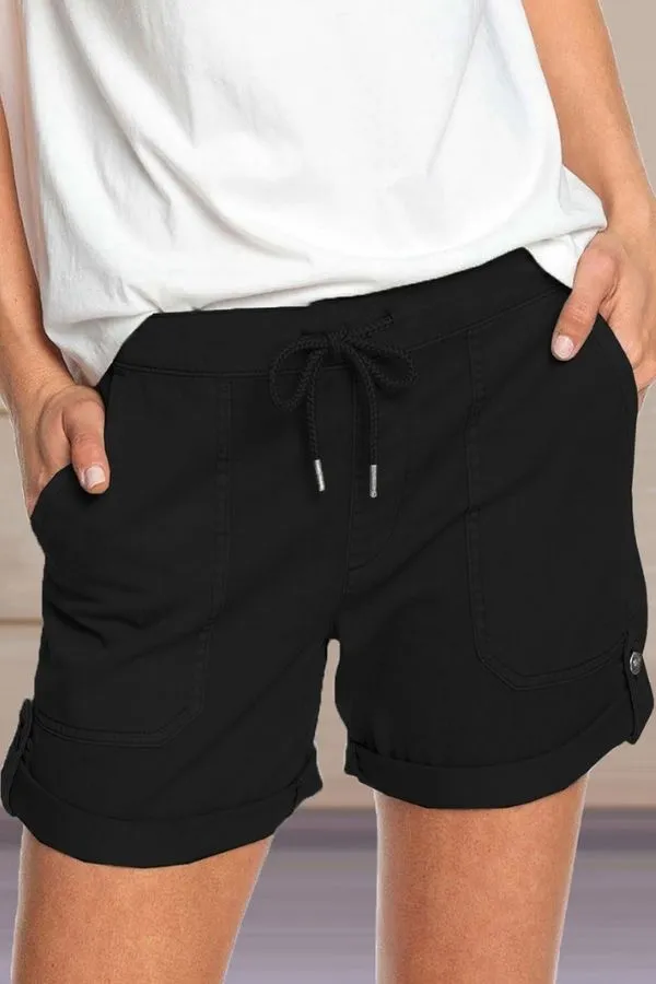 Cozy Front Tie Shorts