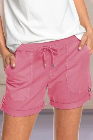 Cozy Front Tie Shorts
