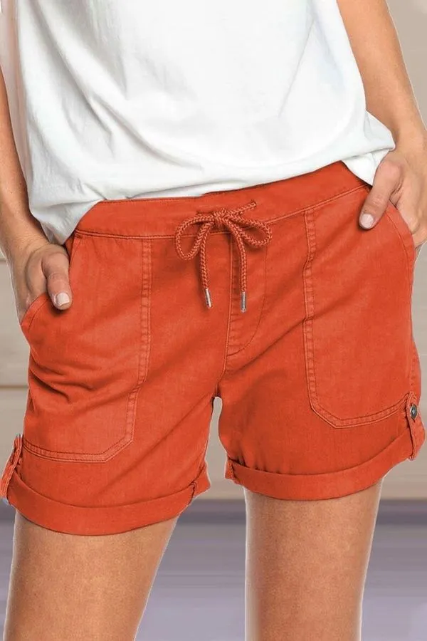 Cozy Front Tie Shorts