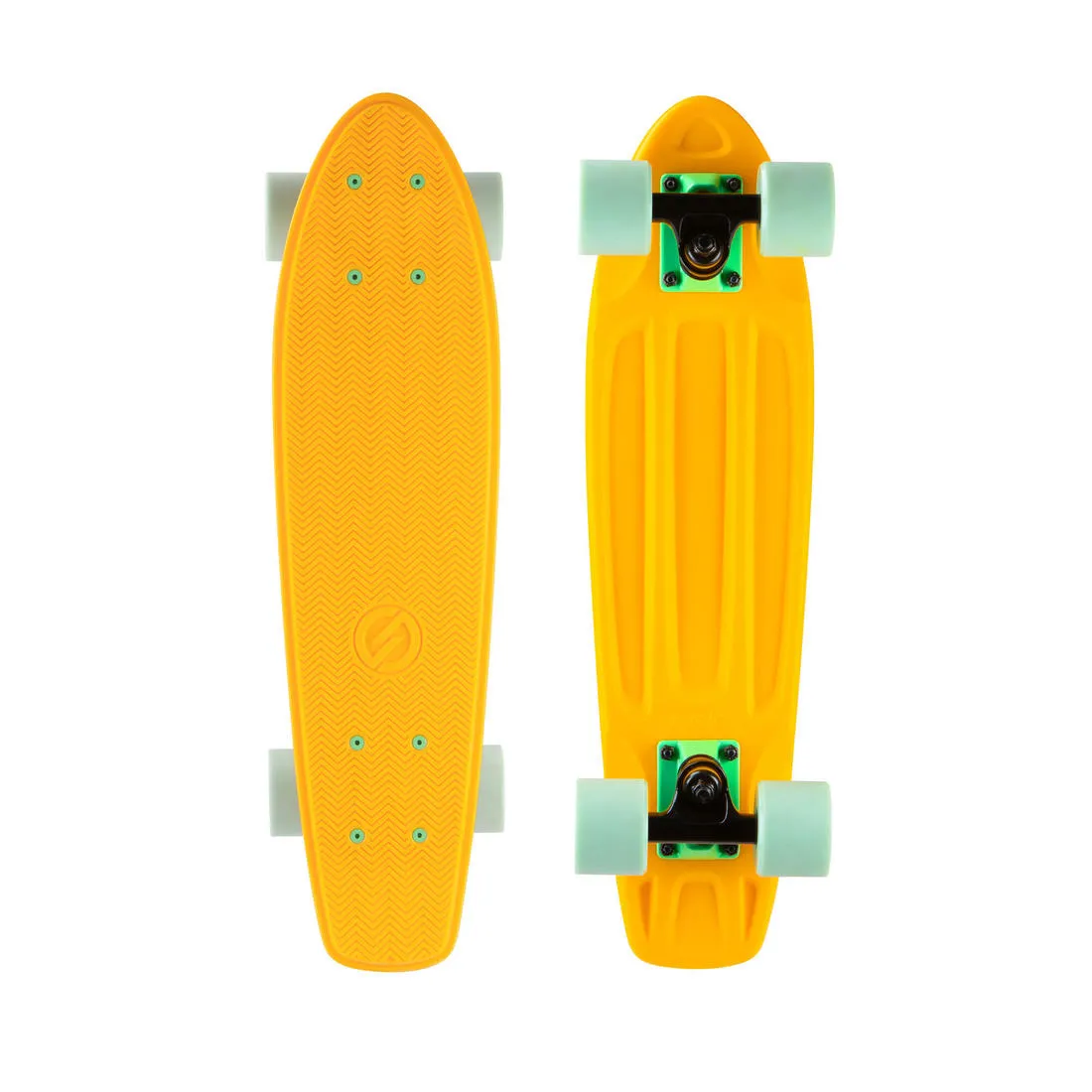 Cruiser Skateboard Yamba 100 - Blue/Coral