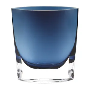 (D) Centerpiece 'Samantha' Midnight Blue Crystal Flower Vase