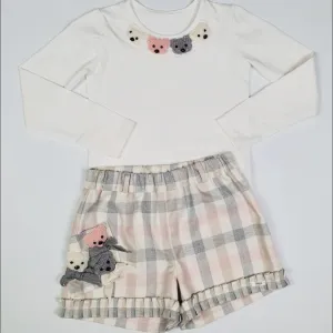 DAGA TEDDY BEAR SHORT SET