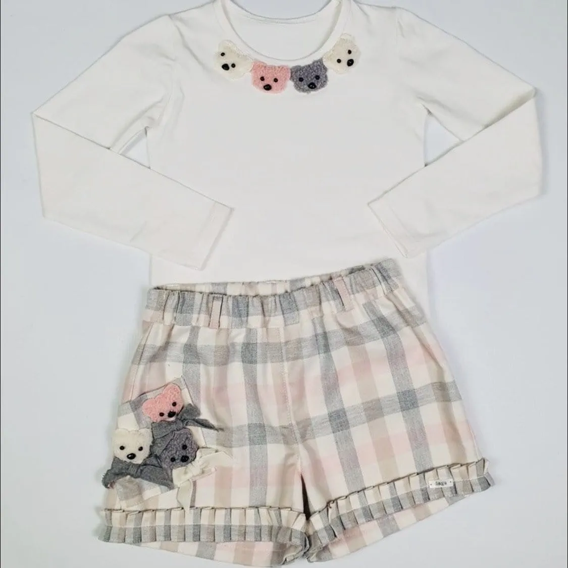 DAGA TEDDY BEAR SHORT SET