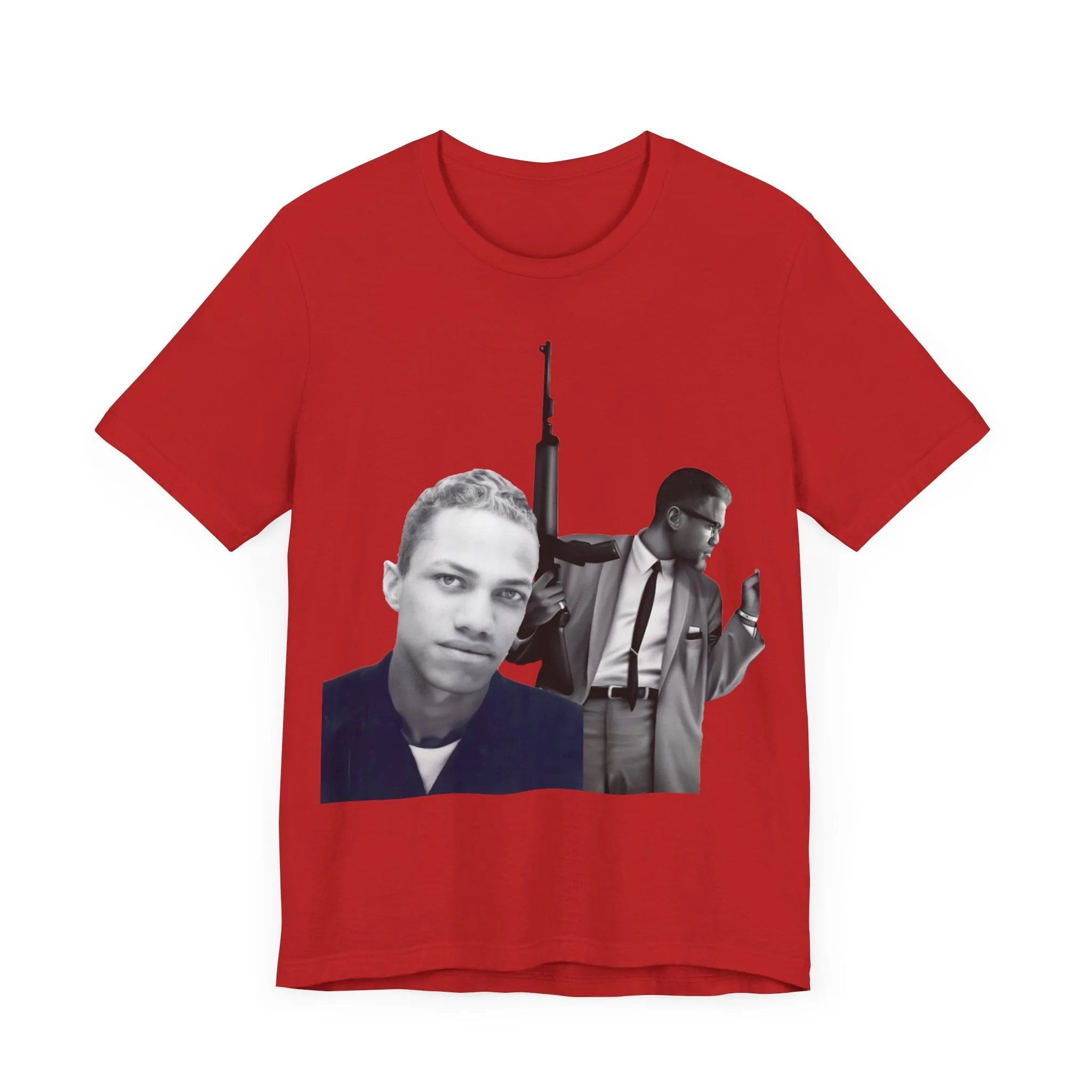 Detroit Red vs Malcolm X:  Unisex Jersey Tee