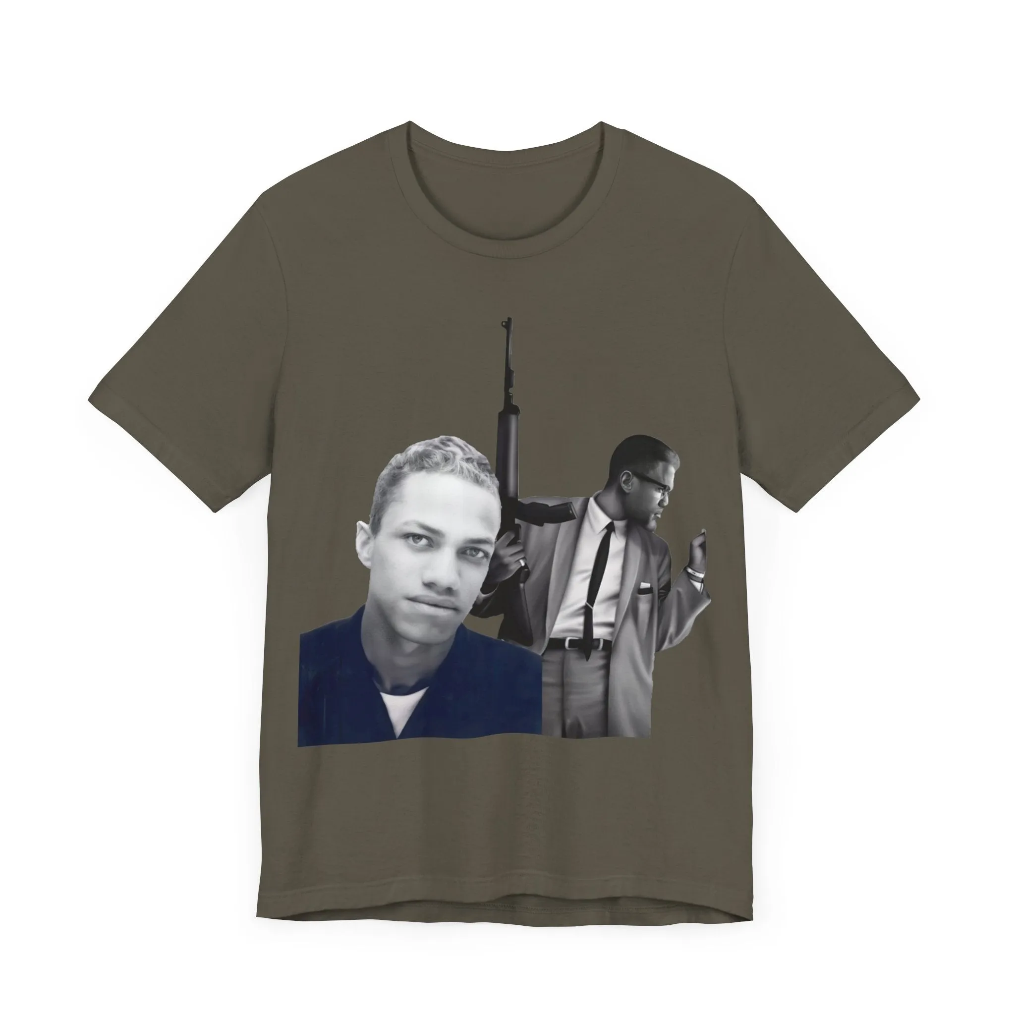 Detroit Red vs Malcolm X:  Unisex Jersey Tee