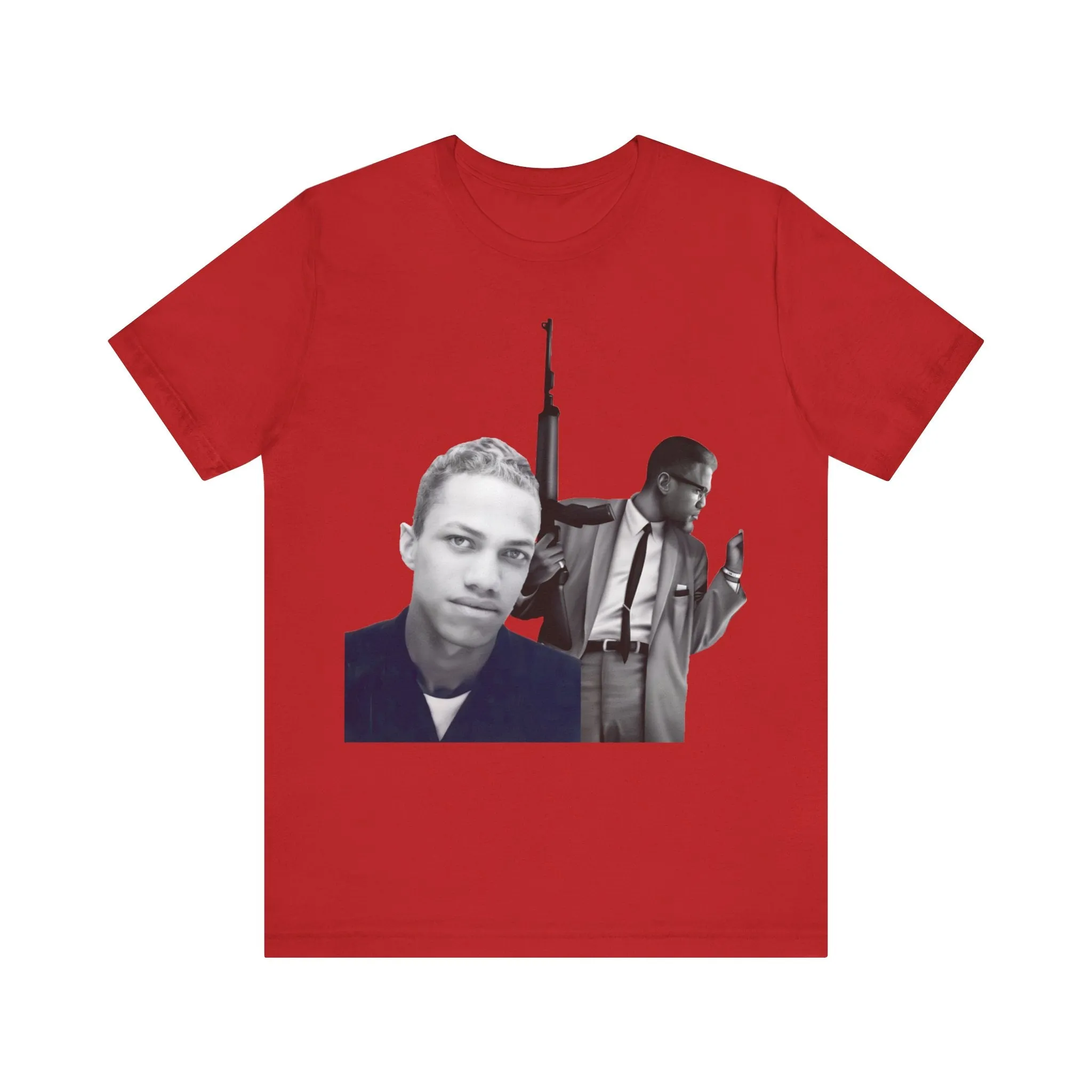 Detroit Red vs Malcolm X:  Unisex Jersey Tee