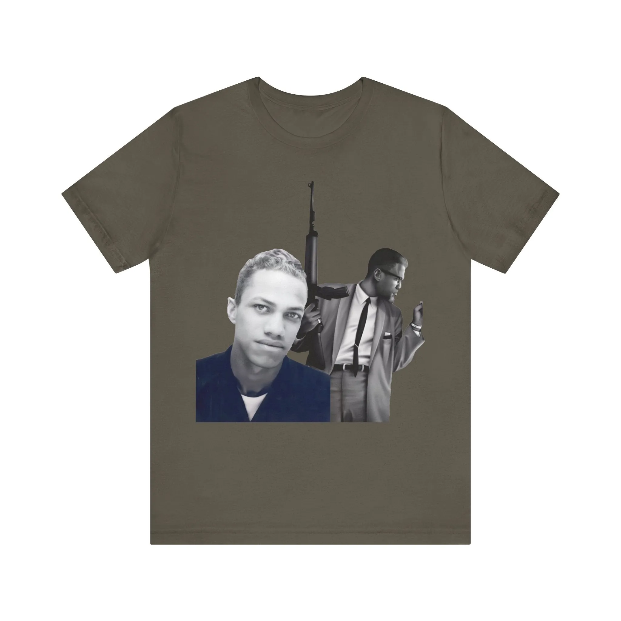 Detroit Red vs Malcolm X:  Unisex Jersey Tee