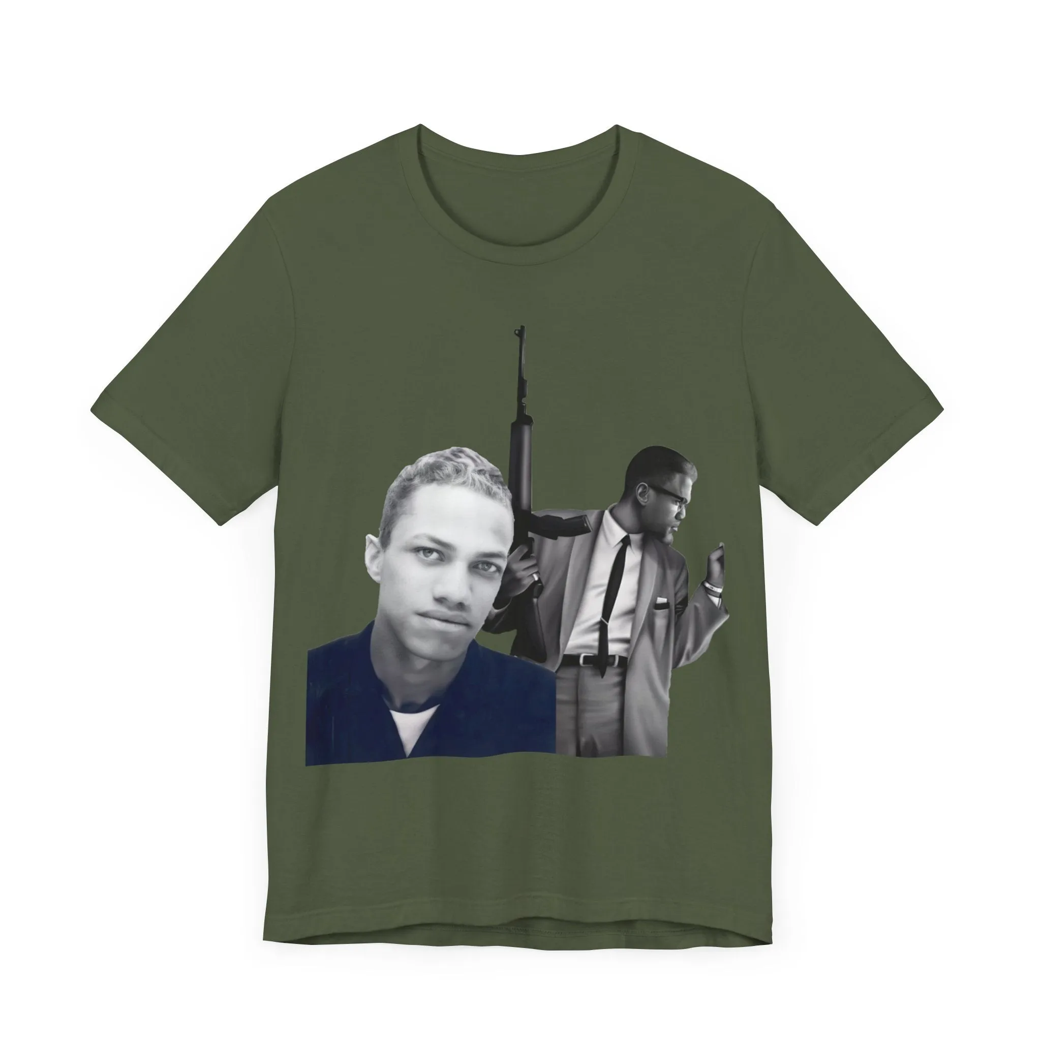 Detroit Red vs Malcolm X:  Unisex Jersey Tee