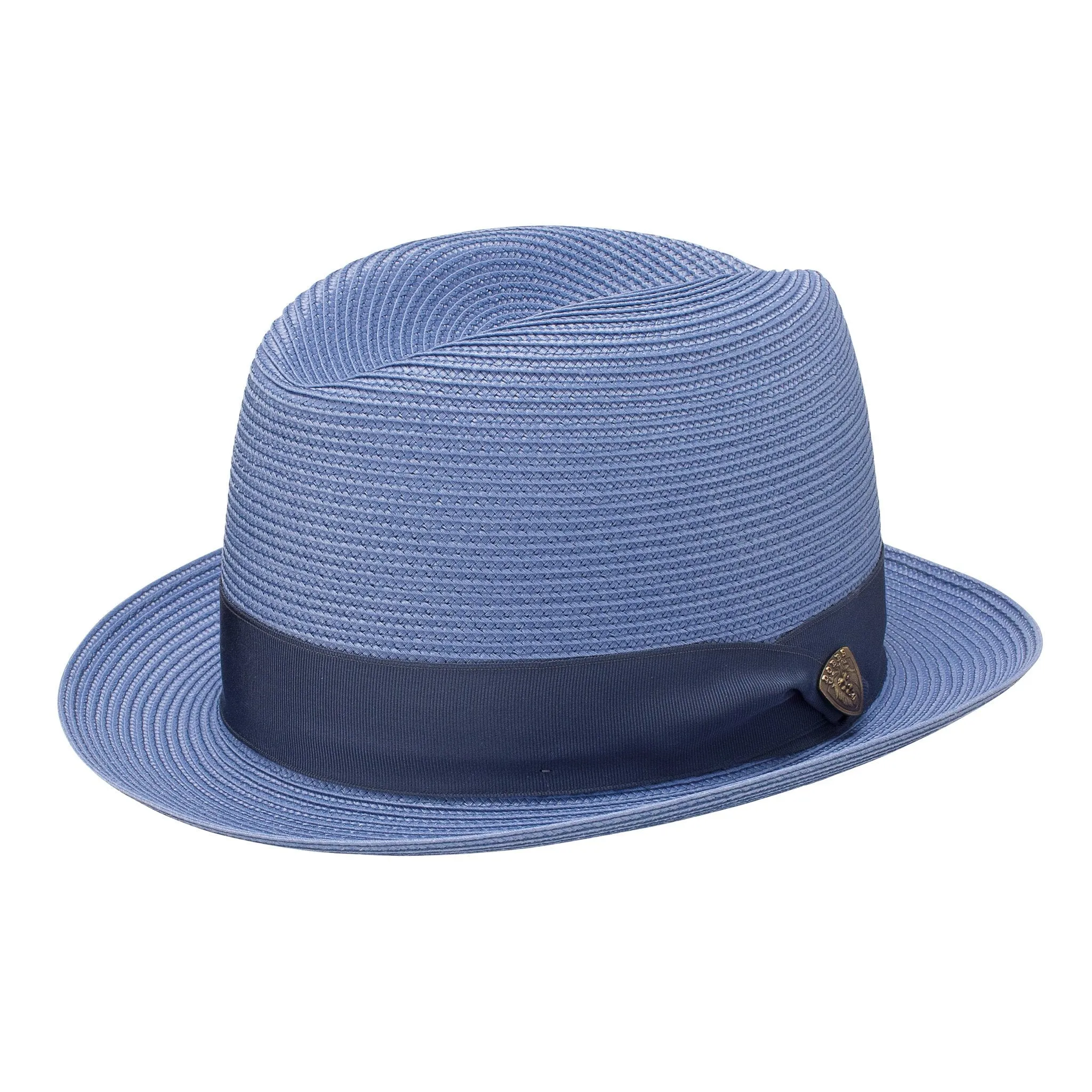 Dobbs Parker Center Dent Milan Straw Trilby Hat