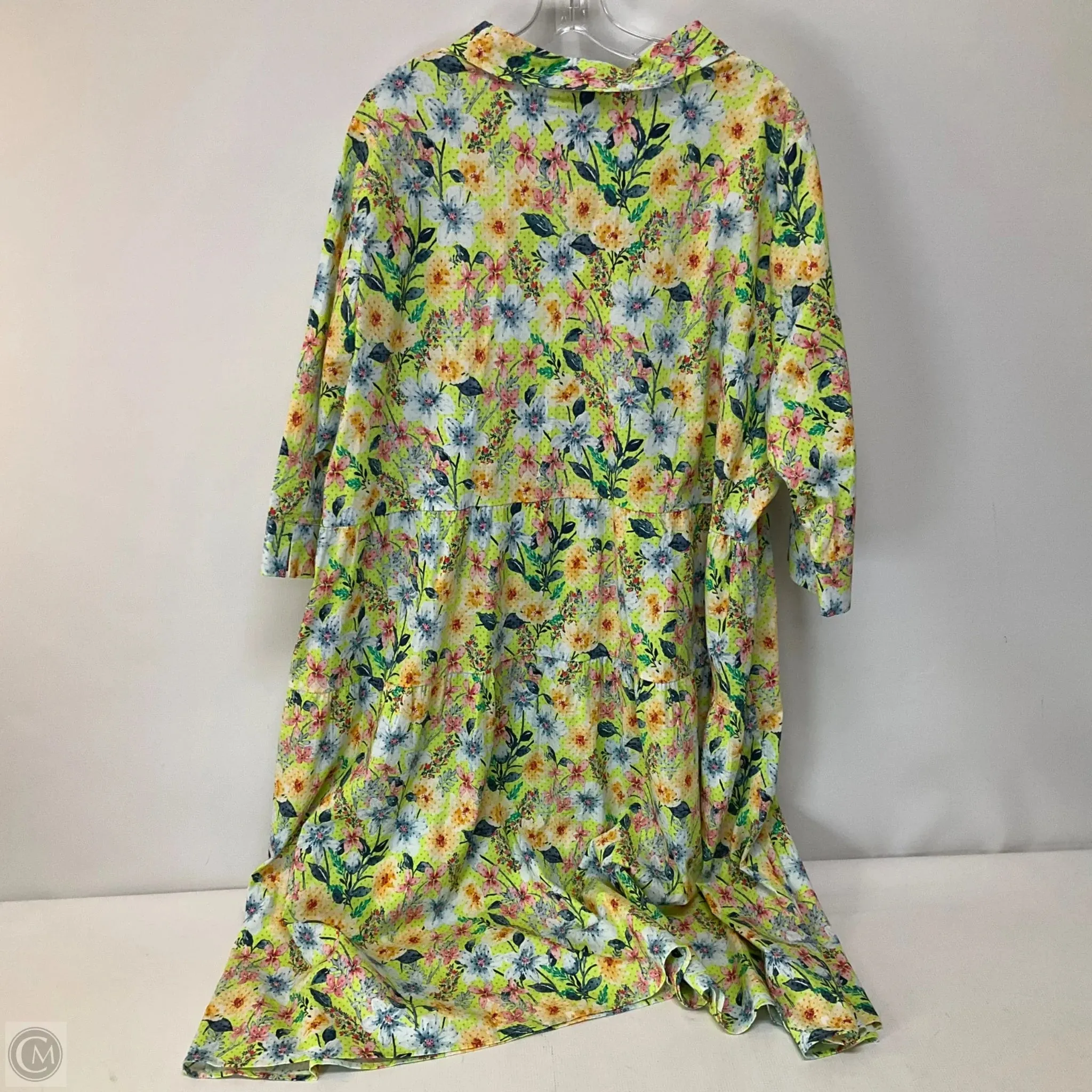 Dress Casual Midi By Cme In Multi-colored, Size: 20