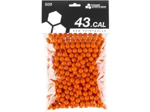 Dynamic Sports Gear RAM Paintballs 500 Stück - Orange