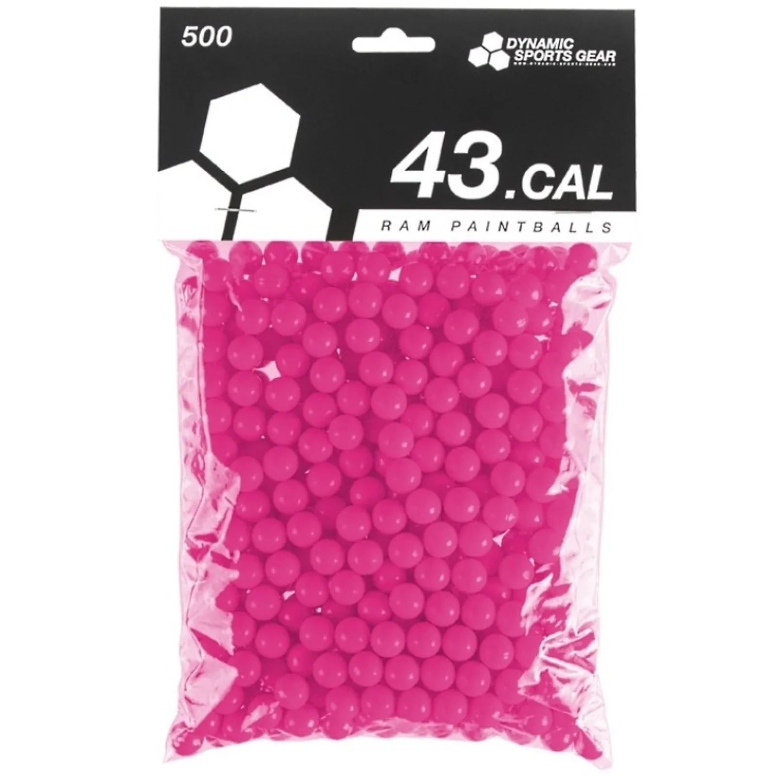 Dynamic Sports Gear RAM Paintballs 500 Stück - Pink