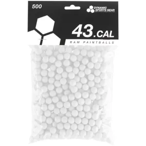 Dynamic Sports Gear RAM Paintballs 500 Stück - Weiß