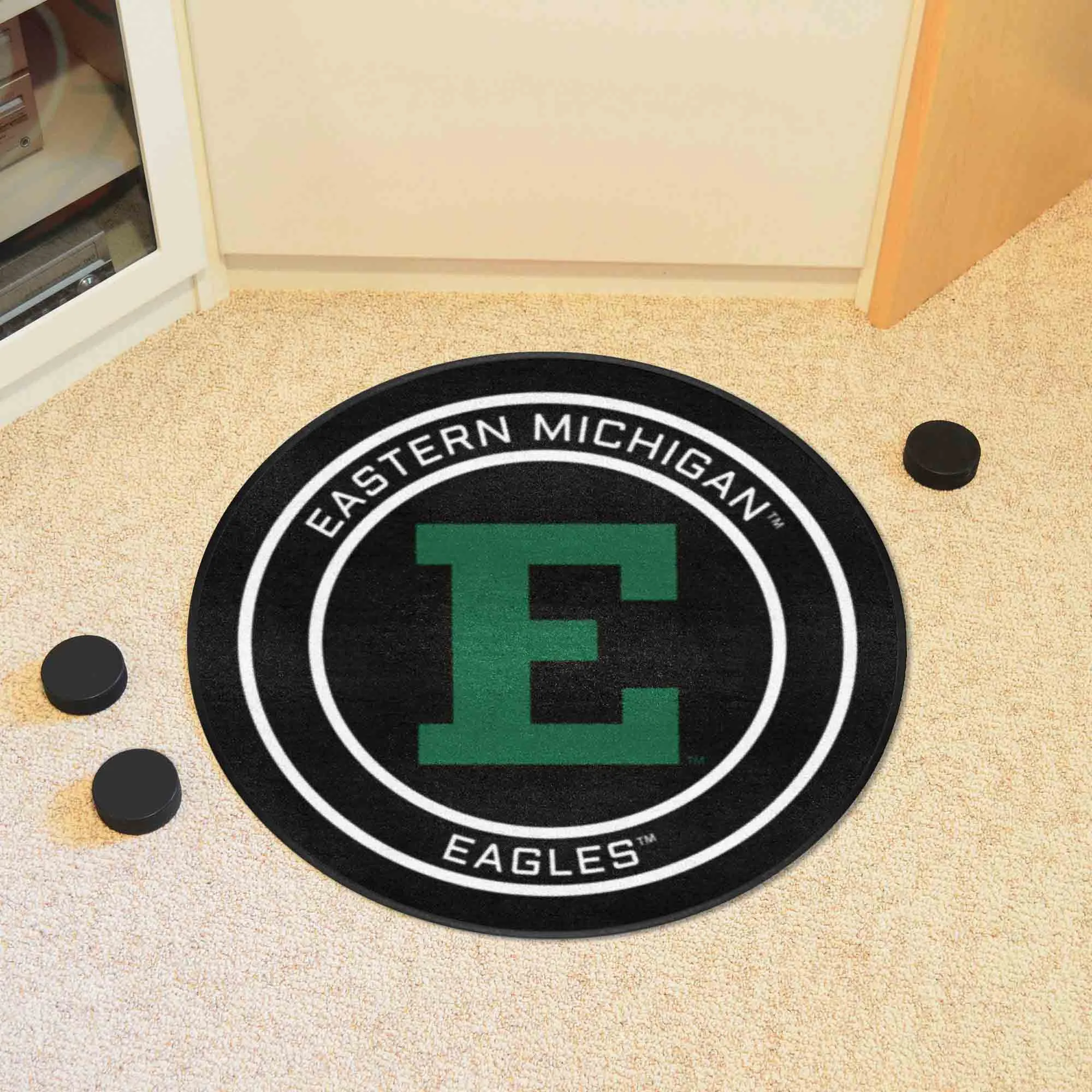 Eastern Michigan University Puck Mat