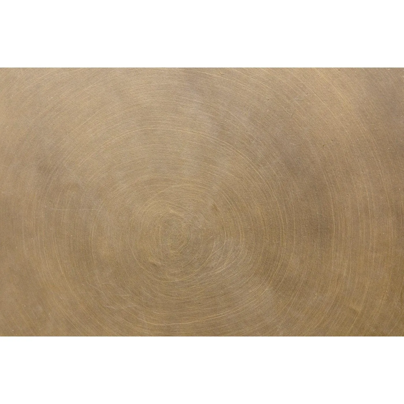 Eclipse Round Side Table, Metal with Aged Brass Finish