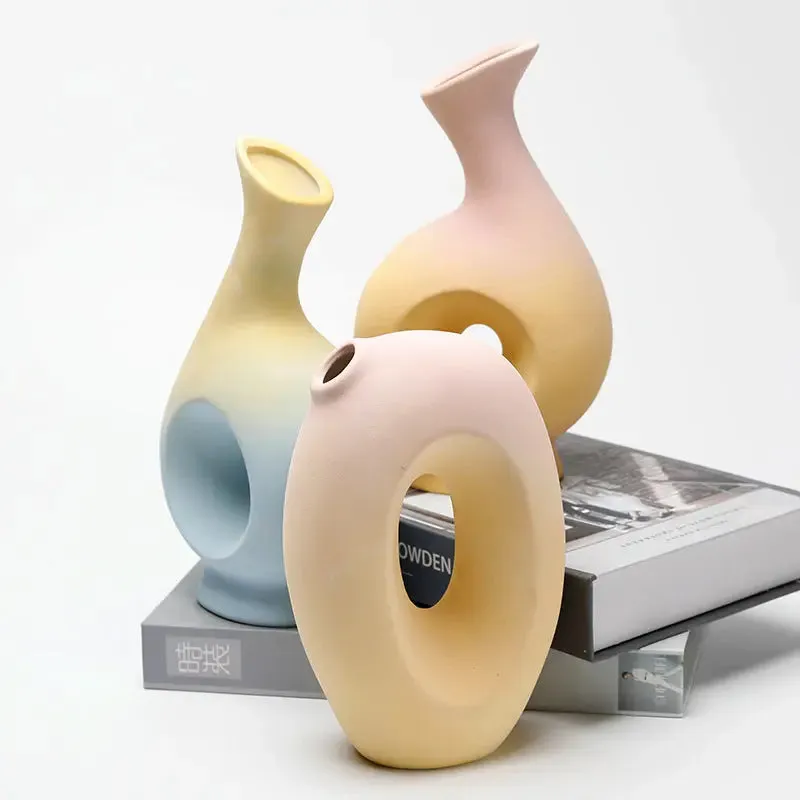 Elegant Ceramic Vase for Creative Living Room Decor