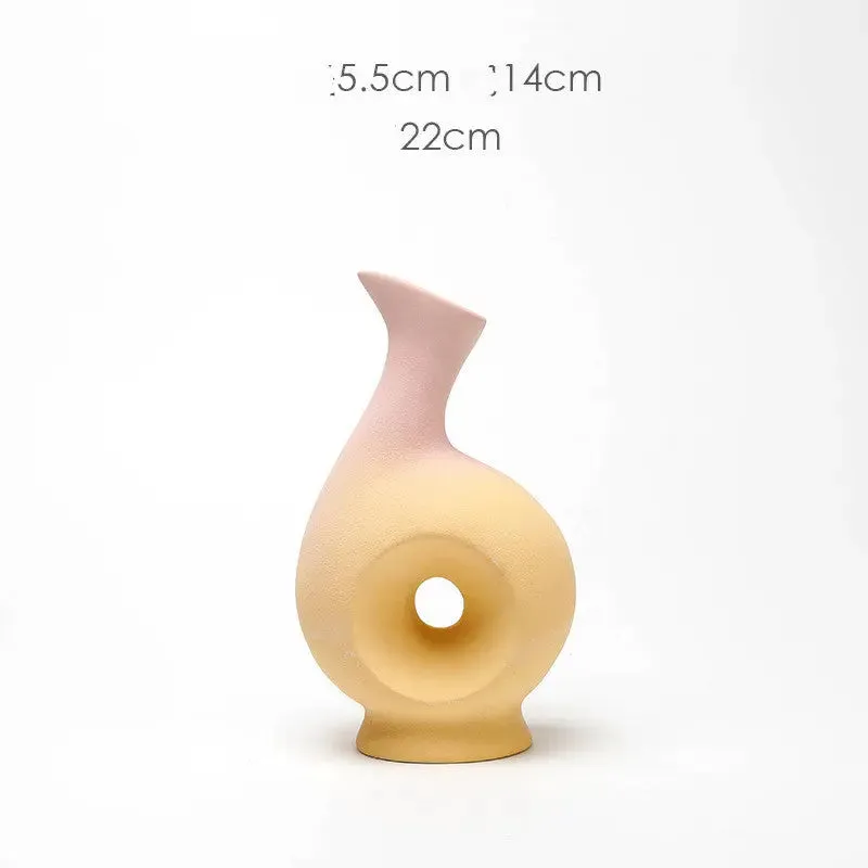 Elegant Ceramic Vase for Creative Living Room Decor