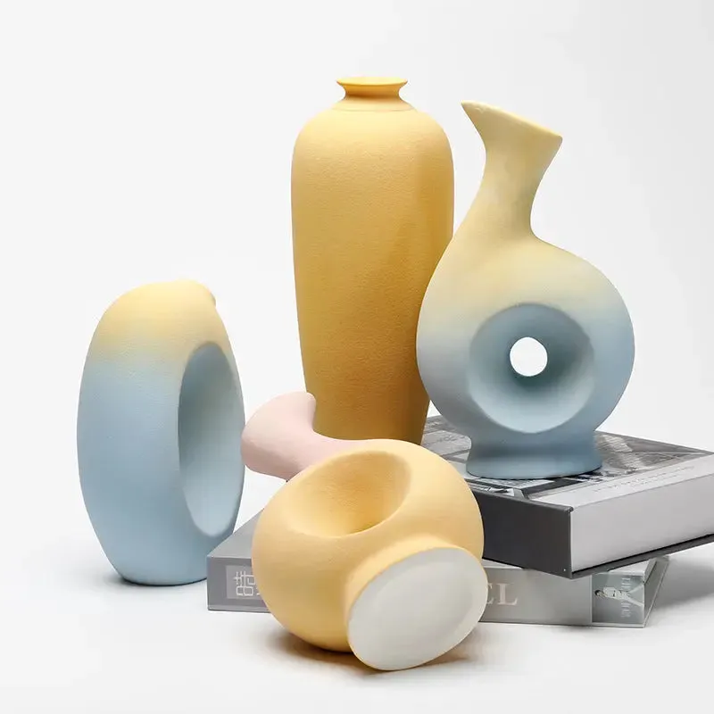 Elegant Ceramic Vase for Creative Living Room Decor