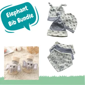 Elephant Bib Bundle