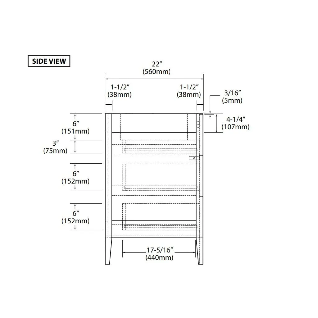 Encore 6 Drawers and 2 Door Bathroom Vanity with Quartz Sink - Floor Mount - 60" Wood/Brandy