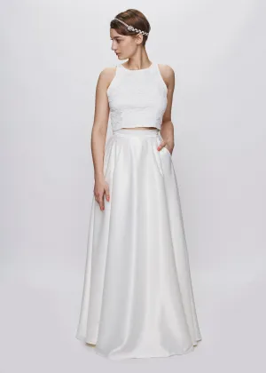 Endless Harmony | Pleated Bridal Skirt with Pockets