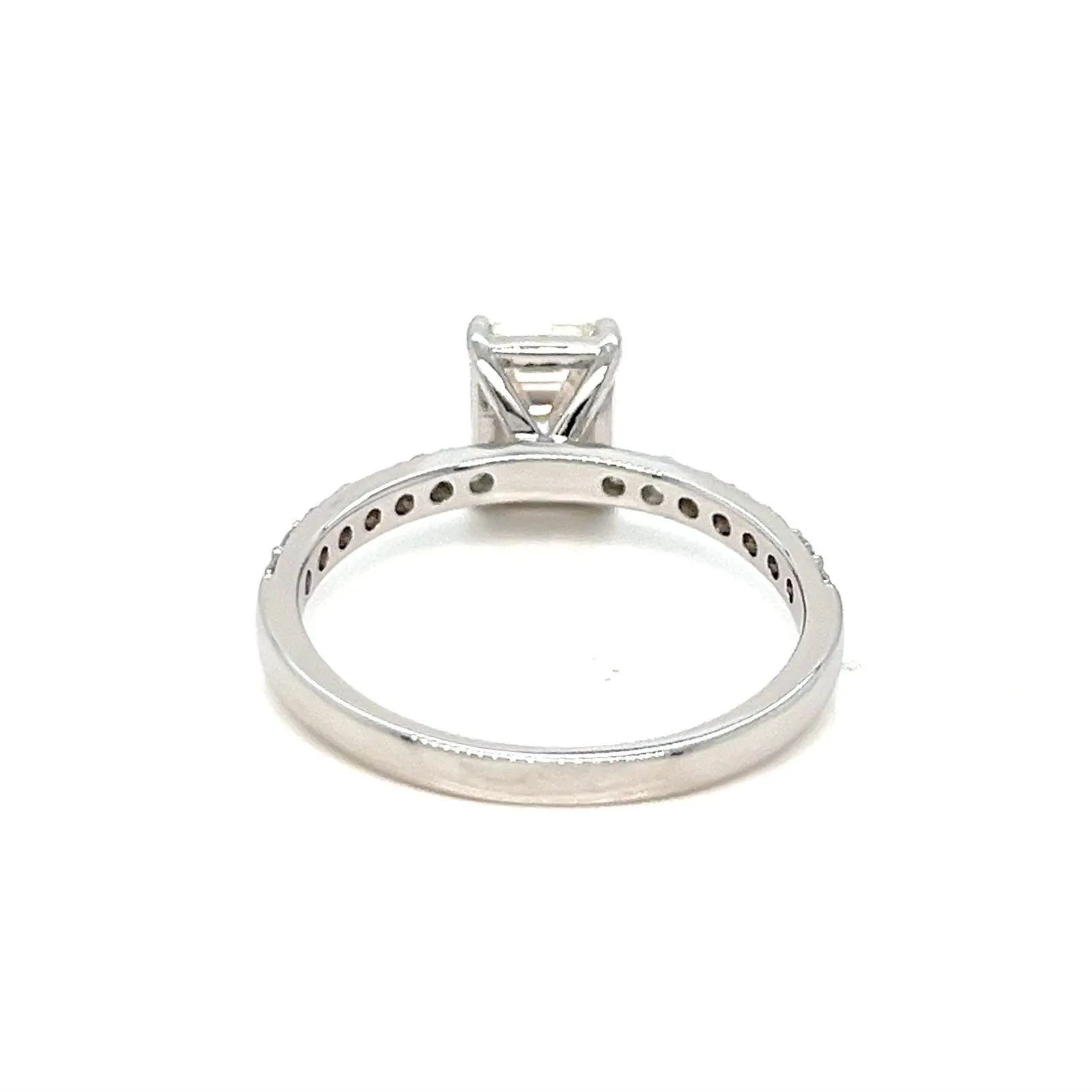 Engagement Shaped Cubic Zirconia 925 Silver Ring - C100189