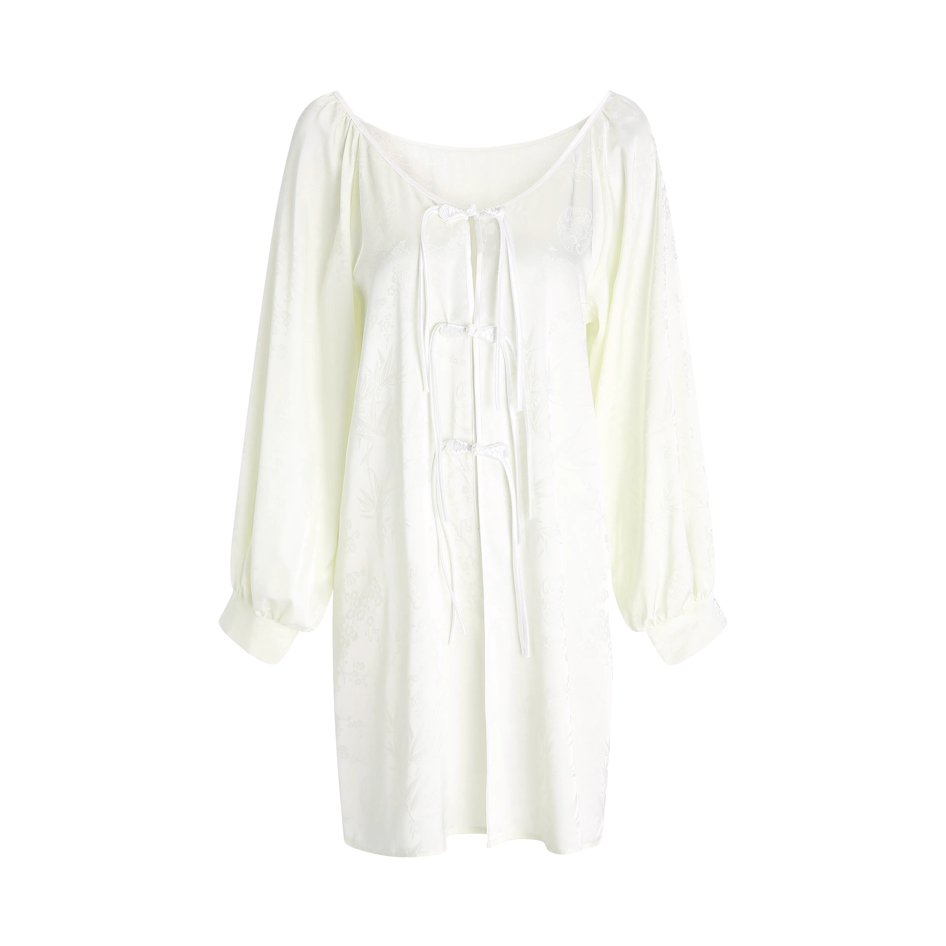 Ethereal Bloom Satin Slip Dress