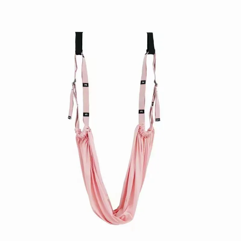 Expandable/Durable Yoga Swing with Elastic Stretch Rope