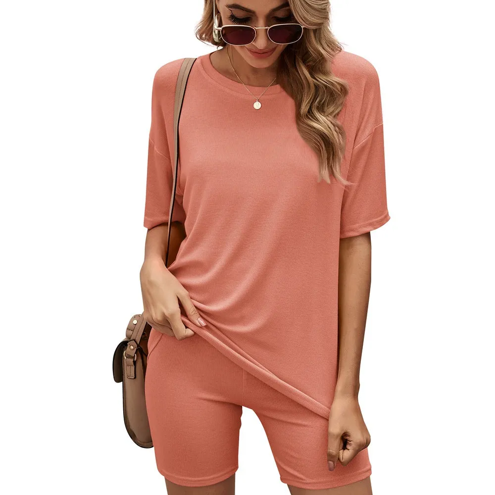 Famojo New Style Casual Leggings Sports Suit