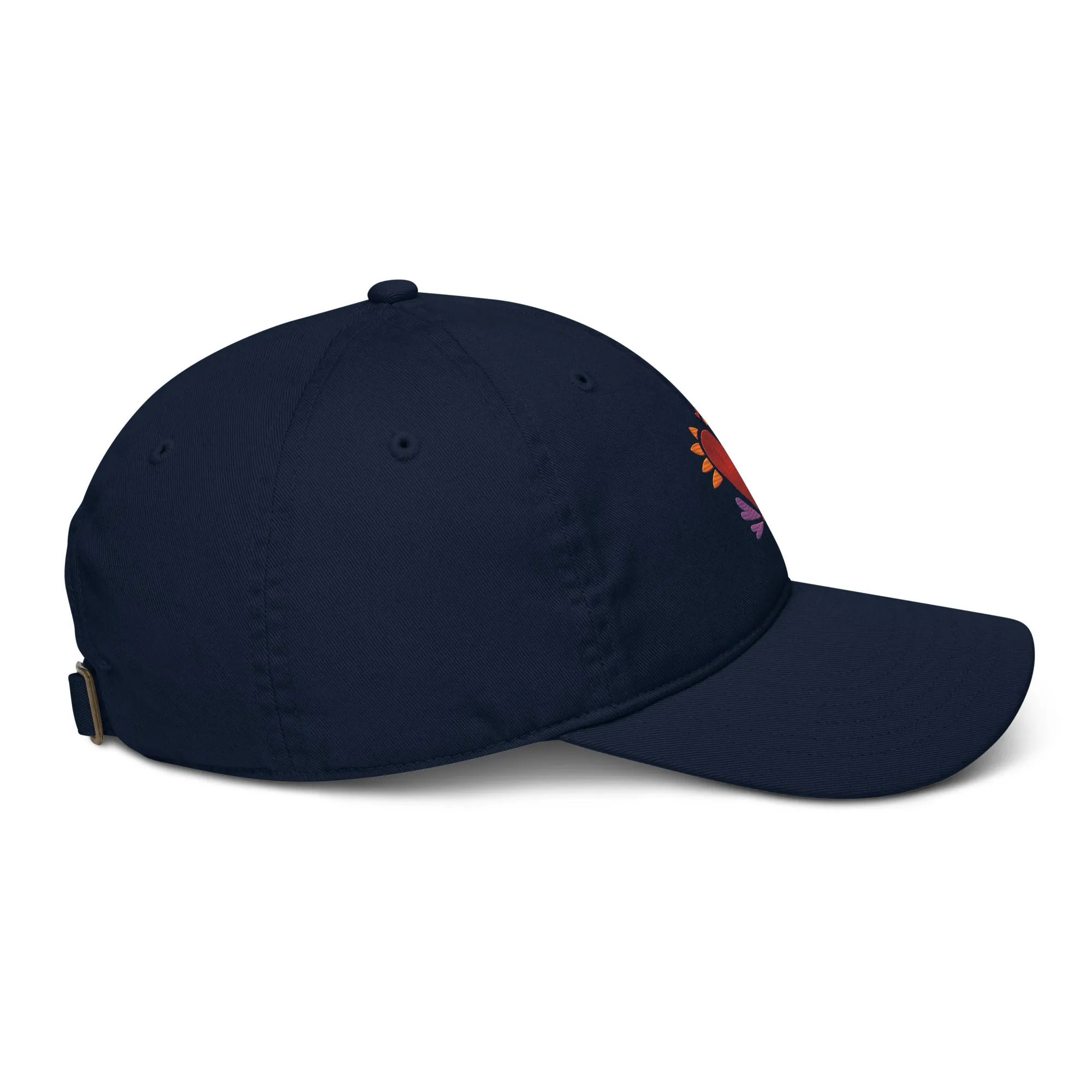 Flaming Heart - Organic Baseball Hat