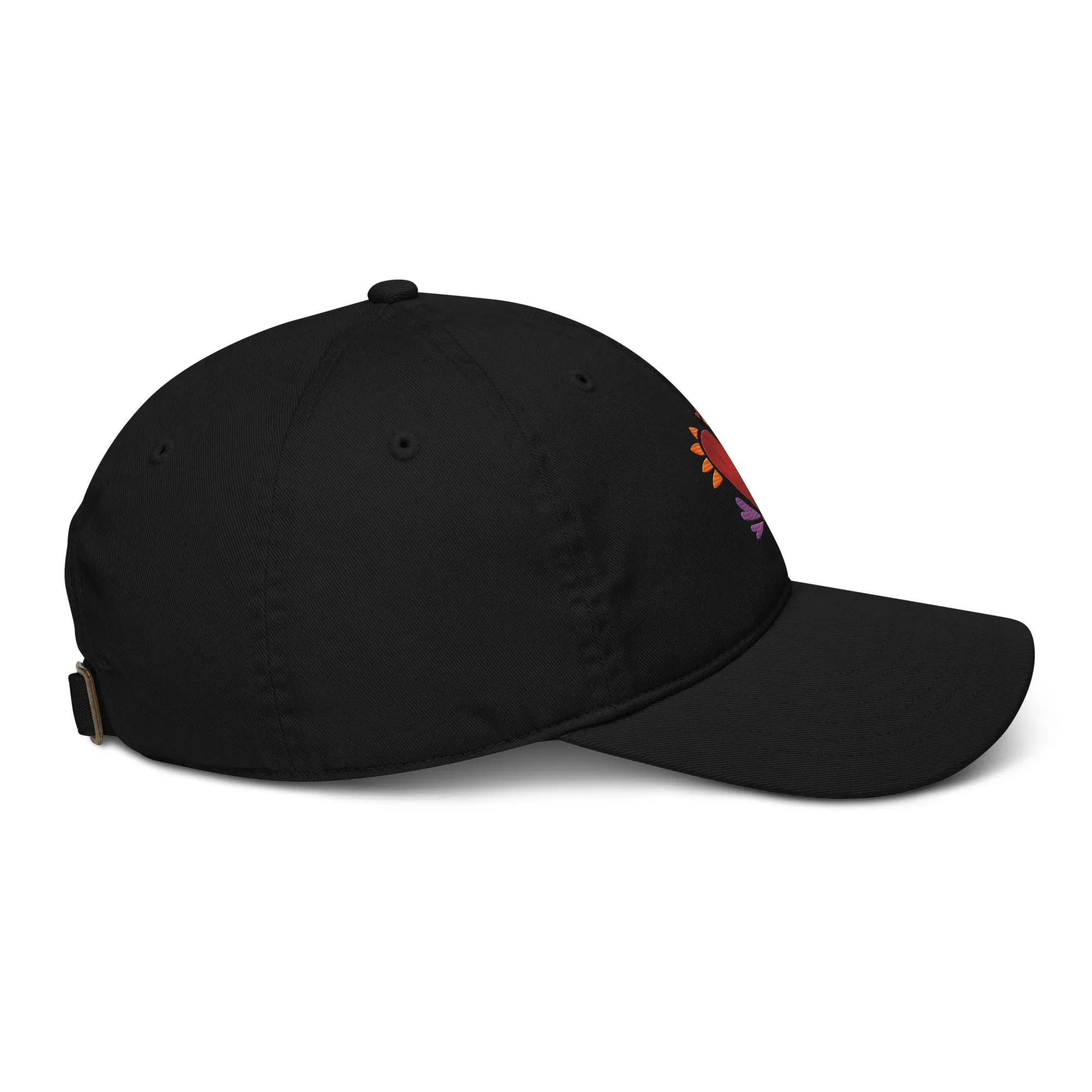 Flaming Heart - Organic Baseball Hat