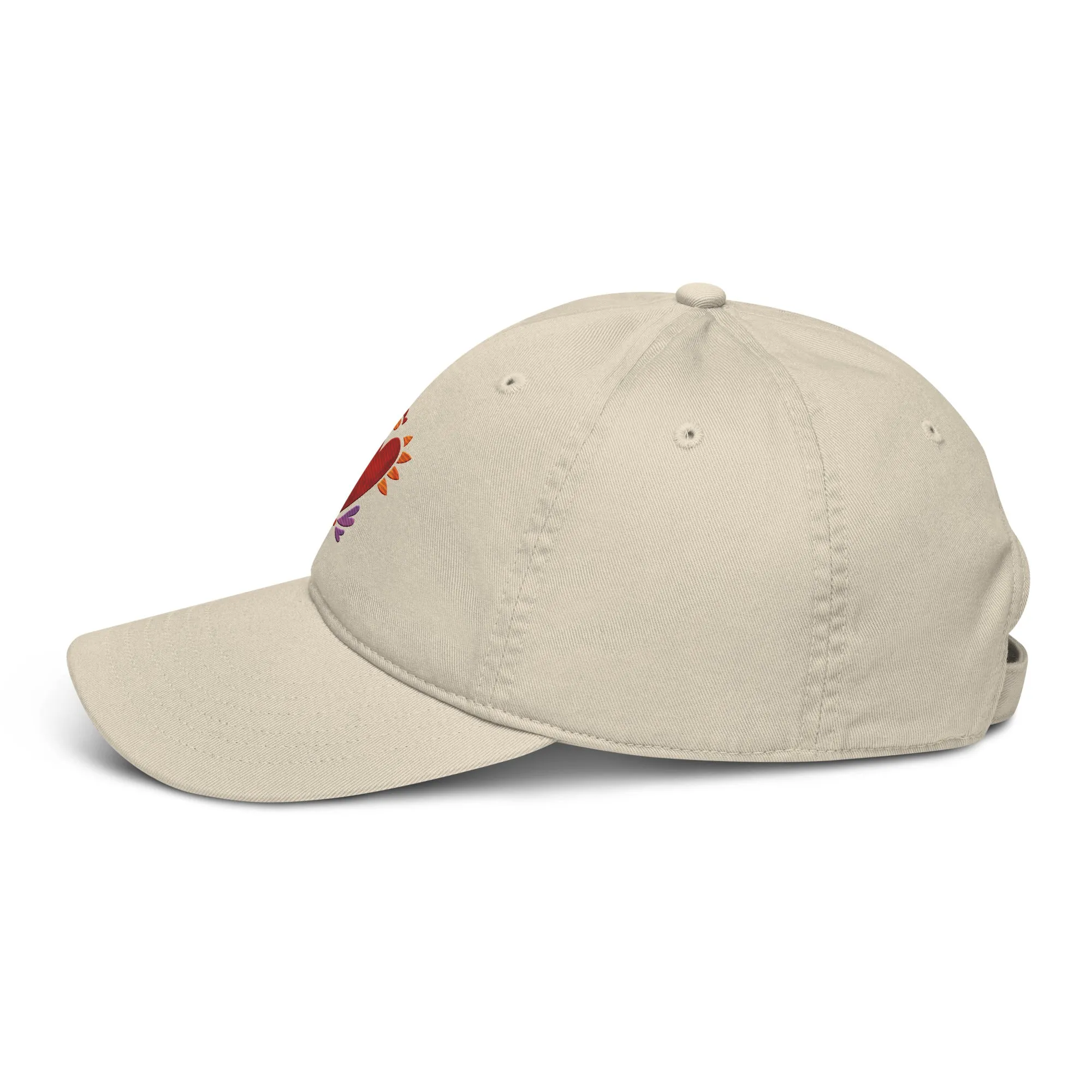 Flaming Heart - Organic Baseball Hat