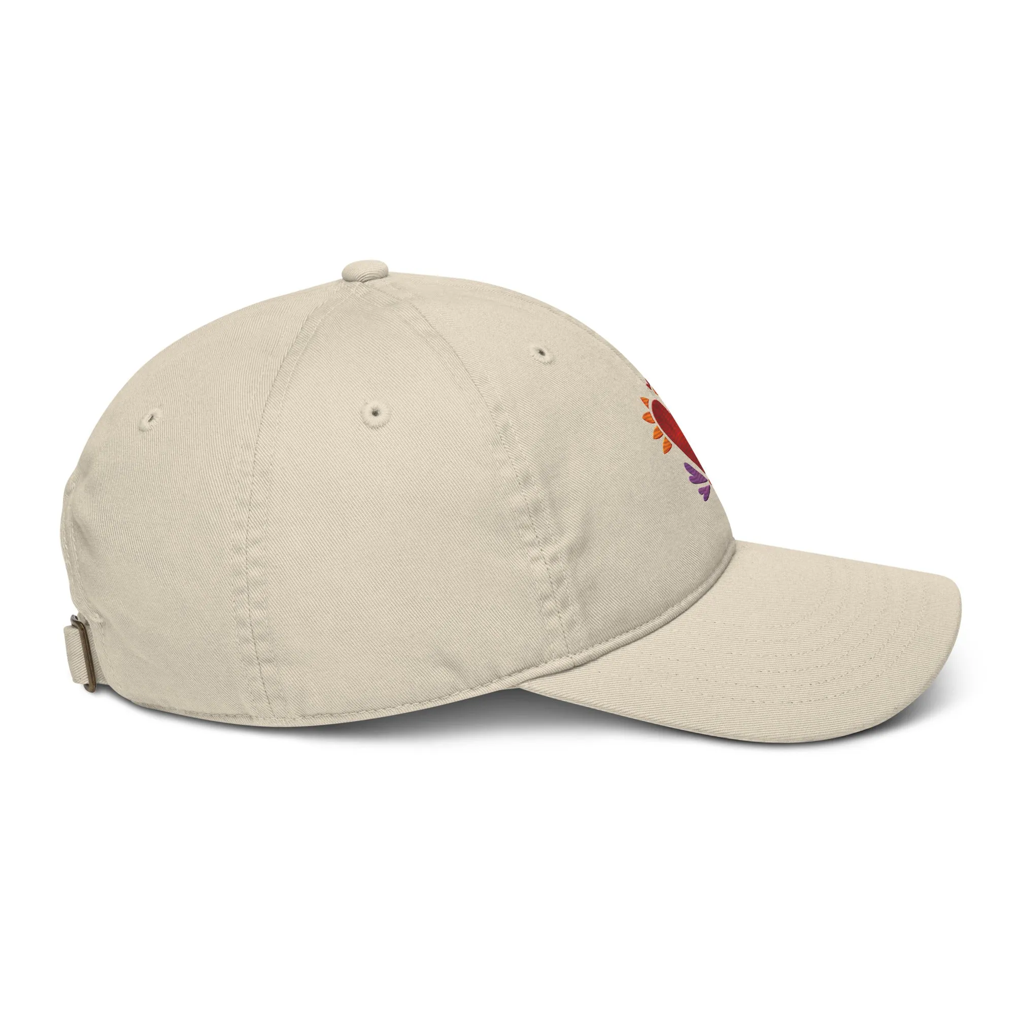 Flaming Heart - Organic Baseball Hat