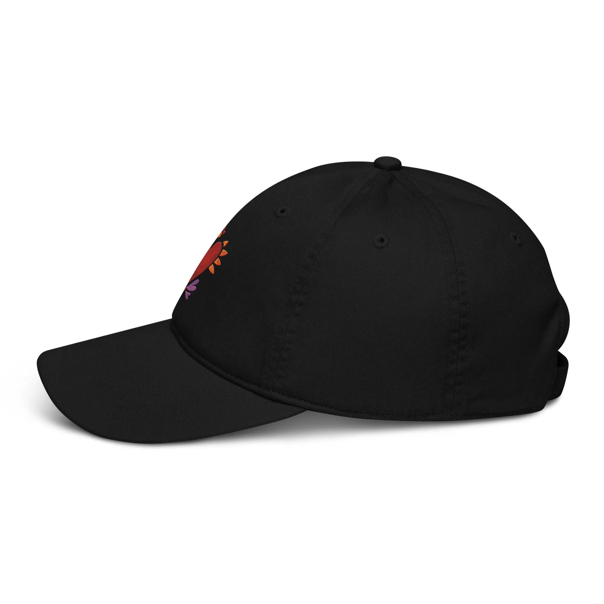 Flaming Heart - Organic Baseball Hat