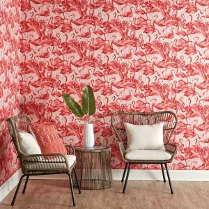 Flamingo Cheeky Pink FL538 Self-Adhesive Wallpaper