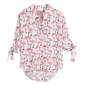 Flamingo V-Neck Shirt