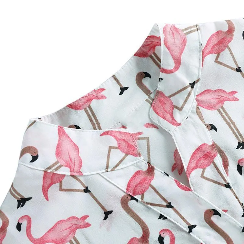 Flamingo V-Neck Shirt