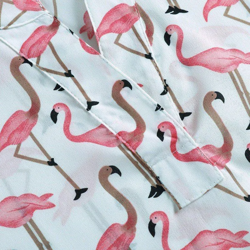 Flamingo V-Neck Shirt