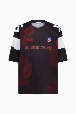 Floral Accent Sports Jersey