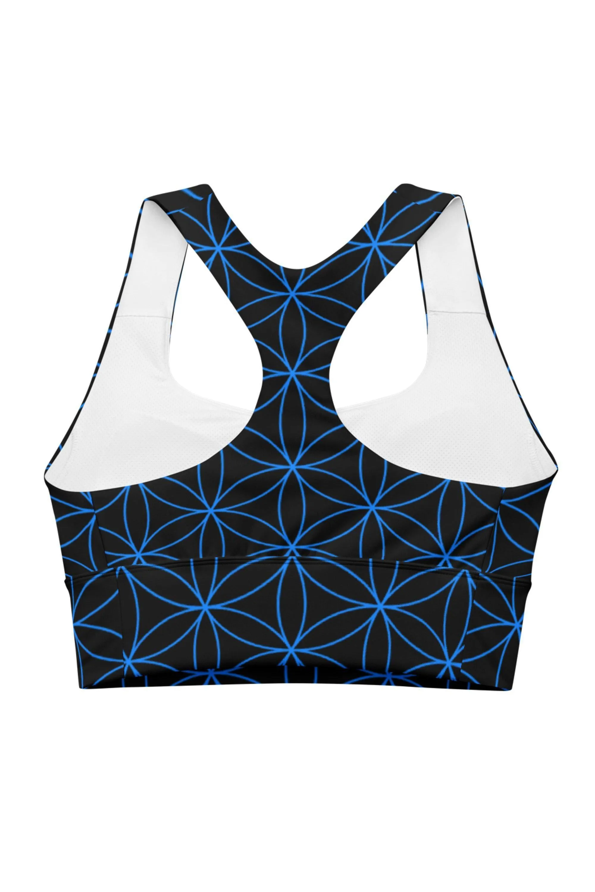 Flower of Life Longline Sports Bra