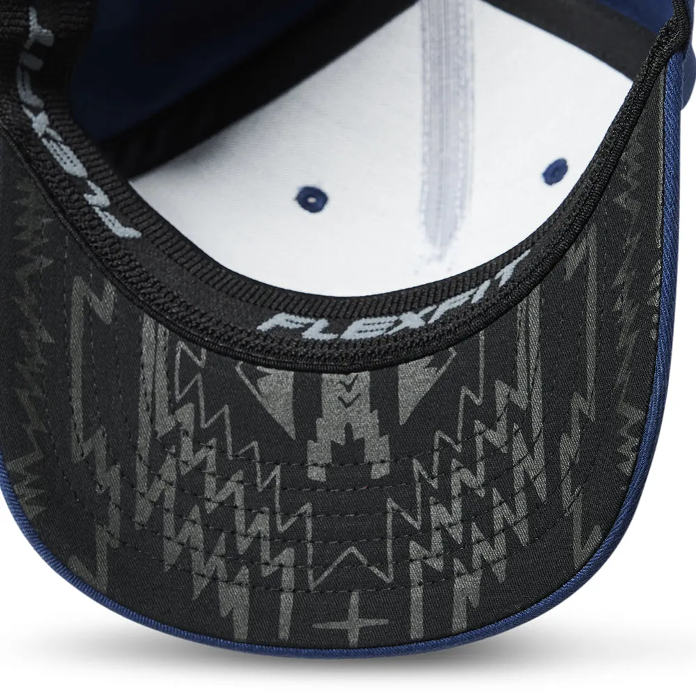 FOX COASTAL BLUES FLEXFIT HAT [DEEP COBALT]