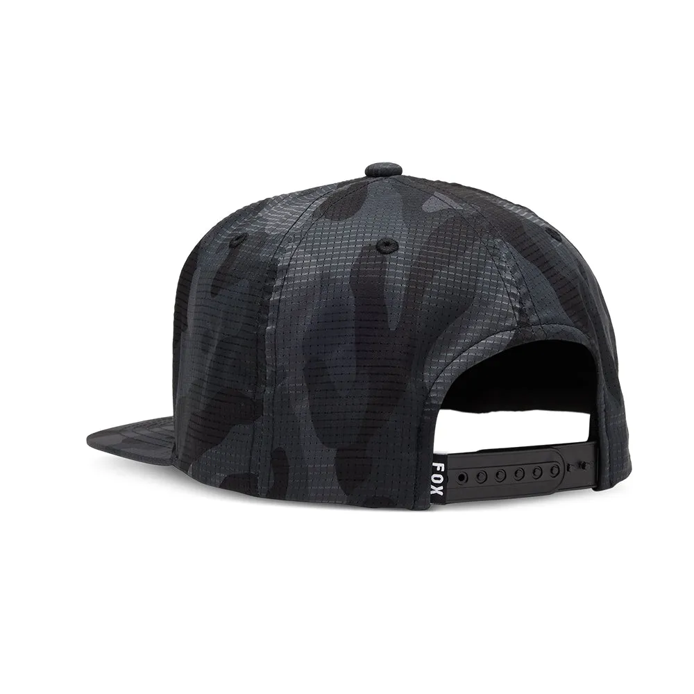 FOX HEAD CAMO TECH SNAPBACK HAT [BLACK CAMO] OS