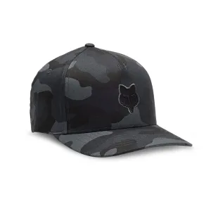 FOX HEAD FLEXFIT HAT [BLACK CAMO]
