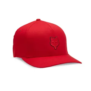 FOX HEAD FLEXFIT HAT [FLAME RED]